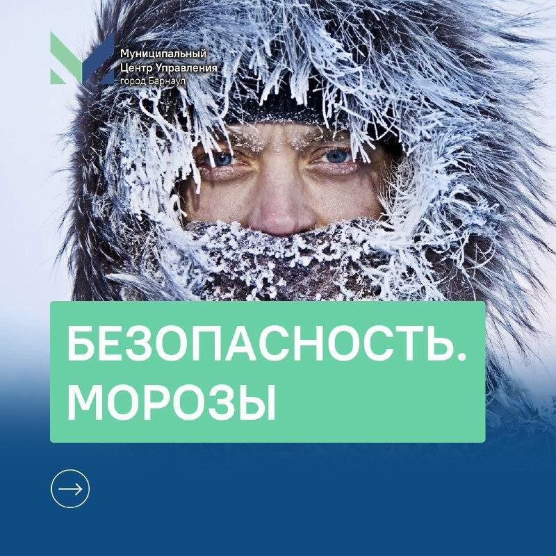 В Барнаул пришли морозы.